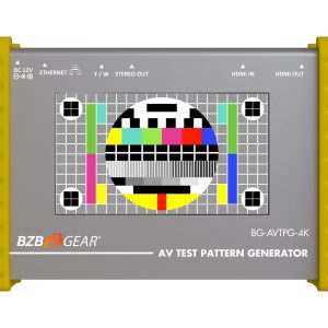 BZBGEAR BG-AVTPG-4K 4K/1080P HDMI 2.0 18Gbps Video Test Pattern Generator/Tester and Analyzer with Ethernet