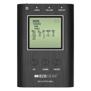 BZBGEAR BG-AVTPG-MINI 4K/1080P HDMI 2.0 18Gbps Portable Signal Test Generator and Analyzer