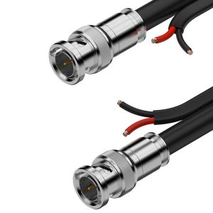 BZBGEAR BG-CAB-SDIS75 1080P FHD 75ft 75-ohm Premade Shielded SDI with DC Siamese Cable