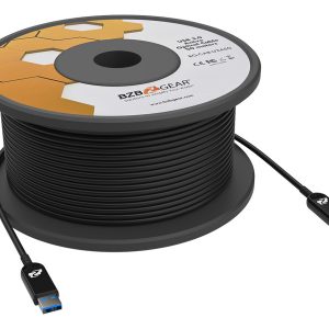 BZBGEAR BG-CAB-U3A30 USB 3.0 AM/AF Active Optical Extension Cable – 30m/100ft