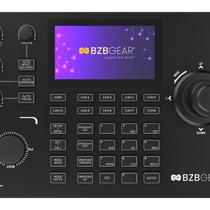 BZBGEAR BG-Commander-G2 Universal Advanced Serial and IP PTZ Joystick Controller with 5” Touch LCD Screen and POE/NDI/RS-232/422/485