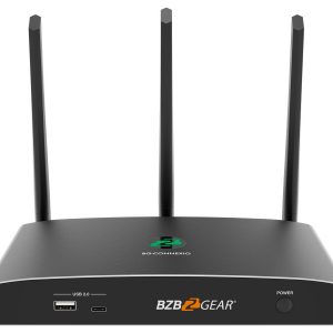 BZBGEAR BG-Connexio 4K UHD Wireless BYOD Conference Room Presentation Collaboration Solution with Airplay/Miracast/Chromecast Support