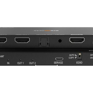 BZBGEAR BG-DA-1X2AS 1×2 4K UHD HDMI Splitter with Downscaler with Digital and Analog Audio Output