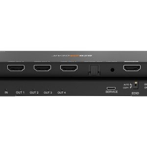 BZBGEAR BG-DA-1X4AS 1×4 4K UHD HDMI Splitter with Downscaler with Digital and Analog Audio Output