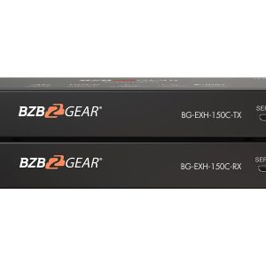BZBGEAR BG-EXH-150C 4K UHD HDMI HDBaseT Long Range Extender with Bi-directional IR/RS-232/CEC up to 490ft