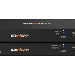 BZBGEAR BG-EXH-70C4 4K UHD HDMI HDBaseT Extender with IR/ARC/PoC/RS-232 and Audio Embedding/De-embedding up to 230ft