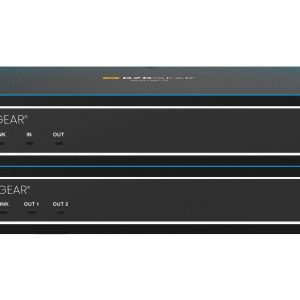BZBGEAR BG-EXH-8KF 8K UHD HDMI 2.1 Over Fiber Extender – 8K60/4K120Hz with IR/RS-232/EDID Management & Audio Embedding/De-Embedding