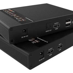 BZBGEAR BG-EXHKVM-70C 4K UHD HDMI/KVM Extender Over Cat5e/6 with Zero Latency and HDR/ARC Support up to 230ft