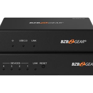 BZBGEAR BG-EXUF 4-Port USB 2.0/3.0/3.1 SuperSpeed Extender Over Fiber Optic Cable