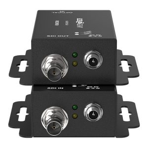BZBGEAR BG-FES12G 4K UHD 12G-SDI Over Fiber Optic Extender (12G/6G/3G/HD/SD-SDI Support)