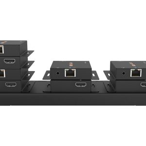 BZBGEAR BG-HDA-E18 1×8 1080P/4K30 HDMI Splitter/Distribution Amplifier Kit with 8 Receivers up to 230ft over Category Cable