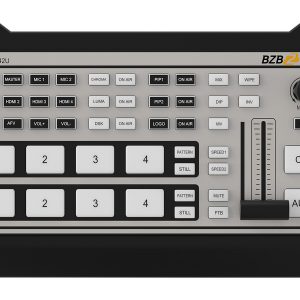 BZBGEAR BG-HDVS42U 4-Channel 1080P FHD HDMI Live Streaming Switcher Mixer with HDMI/USB-C Output