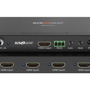 BZBGEAR BG-MV41A 4×1 1080P FHD HDMI Switcher/Scaler/MultiViewer with IR/RS-232