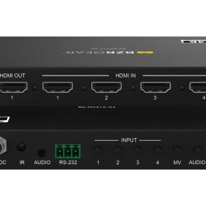 BZBGEAR BG-MV41A-G2 4x1 4K UHD HDMI Seamless Switcher/Scaler/MultiViewer with PIP/Audio De-Embedding and 8 Display Modes