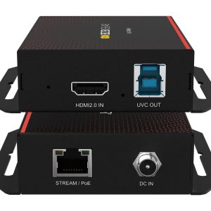 BZBGEAR BG-STREAM-E HDMI to IP/UVC POE Encoder Supports H.264/H.265/AVC (Dante AV-H Ready)
