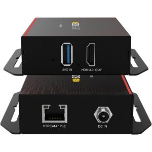 BZBGEAR BG-STREAM-ND IP/UVC to HDMI 2.0 POE Decoder Supports H.264/H.265/AVC plus NDI Support