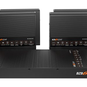 BZBGEAR BG-UDAIC-E14 1×4 4K UHD HDMI Splitter/Distribution Amplifier Kit with 4 Receivers and IR/RS-232/Audio De-embedding up to 230ft over Category Cable
