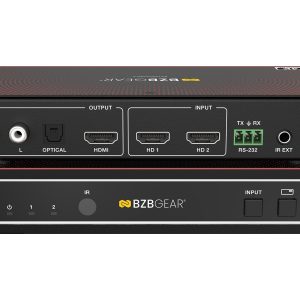 BZBGEAR BG-UHD-MVS21A 2×1 4K UHD HDMI Seamless Switcher/MultiViewer with Audio De-Embedding
