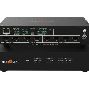 BZBGEAR BG-UHD-VW24 4K UHD HDMI Video Wall Processor/Switcher with IP/Audio/RS-232 for up to 4 Tvs