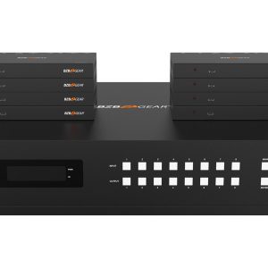 BZBGEAR BG-UM88-100M-KIT 8x8 4K UHD HDMI/Audio Matrix Switcher Over HDBaseT with 2-Way IR/ARC/Ethernet/IP and RS-232 Control