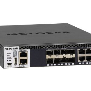 BZBGEAR NET-M4300-8X8F-PC Netgear Stackable Managed Switch with 16x10G Including 8x10GBASE-T and 8xSFP+ Layer 3 (XSM4316S-100NES)