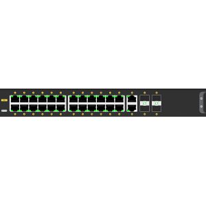 BZBGEAR NET-M4250-26G4F-POE++PC NETGEAR AV LINE 24X1G POE+ 300W 2X1G and 4X SFP Managed Switch (Preconfigured GSM4230P-100NAS)