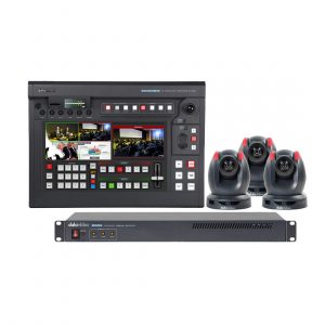 Datavideo SHOWCAST 100-TRK 1 4K HDBaseT Production Switcher / 3 PTZ Cameras / Streaming Encoder