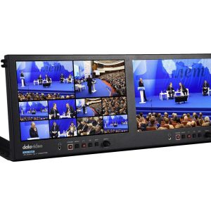 Datavideo TLM-102K Dual 10.1in 4K Rack Monitors / 12G-SDI / HDMI2.0 / Vectorscope / Waveform
