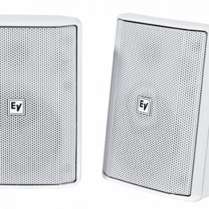 Electro-Voice EVID-S5.2TW Quick install Speaker 5” cabinet 70/100V white. IP54, pair