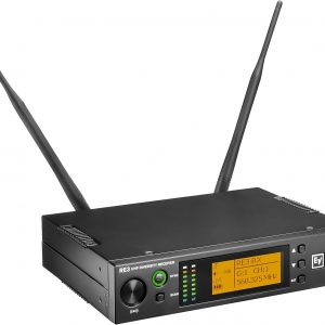 Electro-Voice RE3-RX-5L Half-Rack UHF Diversity Receiver 488-524 MHz / XLR / 1/4 TRS / PLL