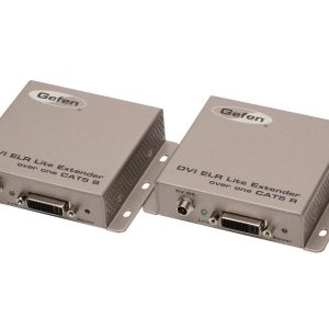 Gefen EXT-DVI-1CAT5-SR DVI ELR Lite Extender (ReceiverSender) Kit  over one CAT5