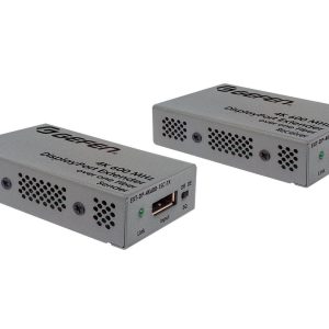 Gefen EXT-DP-4K600-1SC 4K/600MHz DisplayPort Extender (Transmitter/Receiver) Kit over 1 SC-Terminated Fiber Optic Cable