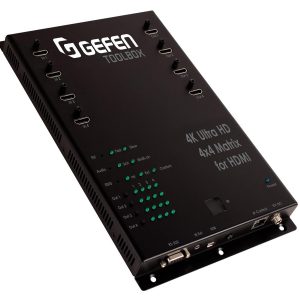 Gefen GTB-HD4K2K-444-BLK 4x4 Matrix Swither for HDMI 4Kx2K Black