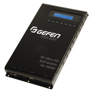 Gefen GTB-HD4K2K-848-BLK 4K Ultra HD/UHD 8x8 HDMI Matrix Switch