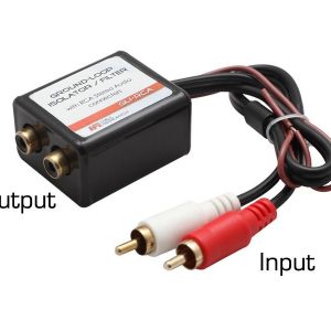 Hall Technologies GLI-RCA Stereo Audio Ground-Loop Isolator/Filter w RCA Connectors