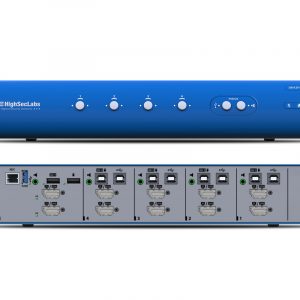 High Sec Labs DK42PHU-4T Secure DH KVM Switch 4-Port DP/HDMI to DP/HDMI 4K video, with fUSB, PP 4.0