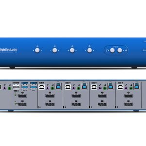 High Sec Labs DK42PU-N Commercial DH KVM Switch 4-Port DP to DP + USB 3.0