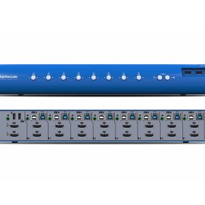 High Sec Labs DK82PU-N Commercial DH KVM Switch 8-Port DP to DP + USB 3.0
