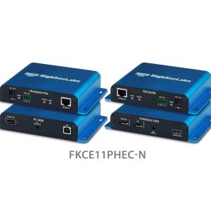 High Sec Labs FKCE11PHEC-N DPHDMI to HDMI Commercial Economy Copper KVM Extender up to 100 meters 4K 30hz Pair