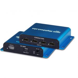 High Sec Labs PV14PH-N 4-Port Single-Head DP/HDMI to HDMI Splitter 4K60 4:4:4 HDR HDCP 1.4/2.2