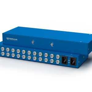 High Sec Labs PDUI24 24-Port 12V DC Junction Box / Built-In Transformer / 2x AC 100-240V Inputs