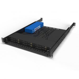 High Sec Labs RK-1U6-FI11PH-M 6 DP/HDMI KVM Isolator Rack Kit 1U Redundant PSU USB Console
