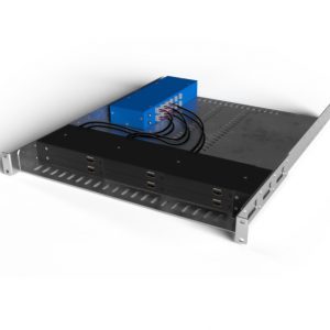 High Sec Labs RK-1U6-FV11H-M 1U Rack Kit 6 HDMI Isolators / Redundant PSU / 4K@30Hz / 6x HDMI 1.4