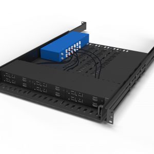 High Sec Labs RK-1U6-FV11PH-M 1U Rack Kit 6x DP/HDMI Video Isolators / Redundant PSU / PDUI12 Power