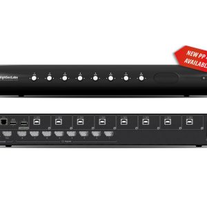 High Sec Labs SC82PH-4 Secure 8×2 KVM Combiner DP/HDMI PP4.0 Dual-Display 4K USB
