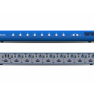 High Sec Labs SK81HU-N 8-Port HDMI 4K30 3840x2160 KVM switcher USB 3.0 / Audio / Mic / Copy-Paste