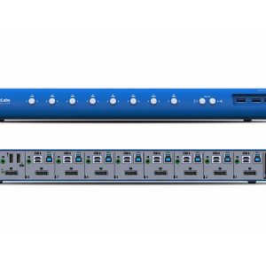 High Sec Labs SK81PU-N 8-Port DisplayPort KVM Switch 4K 3840×2160@30Hz USB 3.0 / Audio / Mic