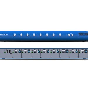 High Sec Labs SM80NU-N 8-Port KM KVM Switcher USB 3.0 / Audio / Clipboard File Transfer / Multi-Display