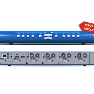 High Sec Labs SX42PHU-4 Secure 4×2 Mini-Matrix KVM Switcher DP/HDMI 4K60Hz Dual-User fUSB PP4.0