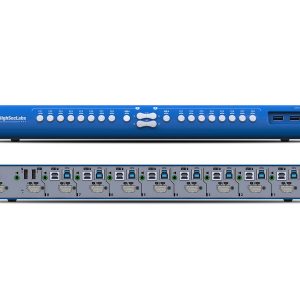 High Sec Labs SX82PHU-N 8×2 DisplayPort/HDMI KVM Mini-Matrix switcher USB 3.0 / Analog Audio 4K60